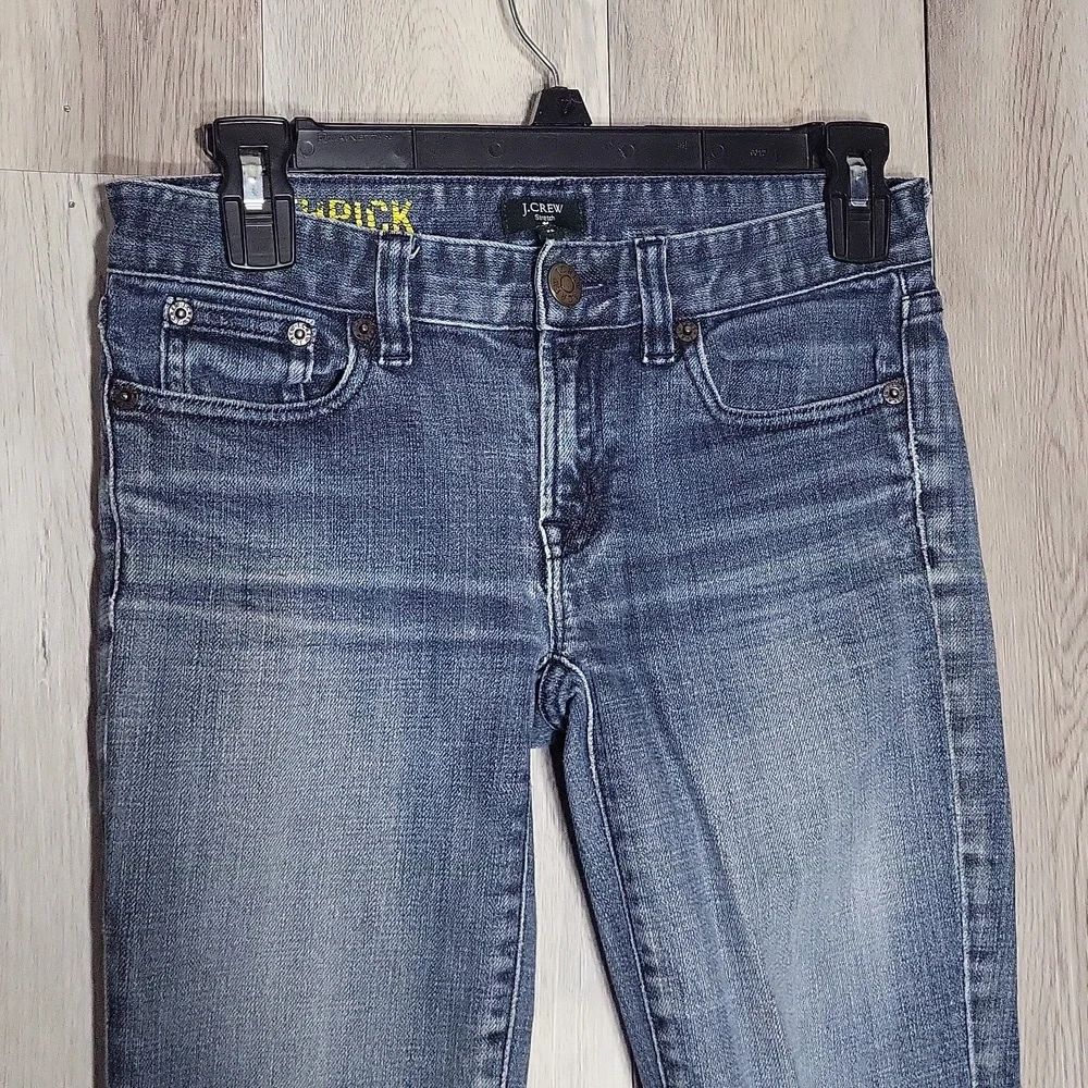 J Crew Womens 25 Toothpick Jeans‎ Skinny Tapered Denim Casual City Low Rise Y2K